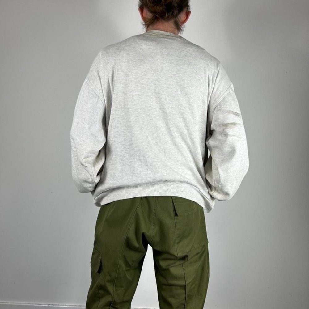 Vintage Australia Melbourne White Long Sleeved Sweatshirt Size Mens L - Picture 3 of 3